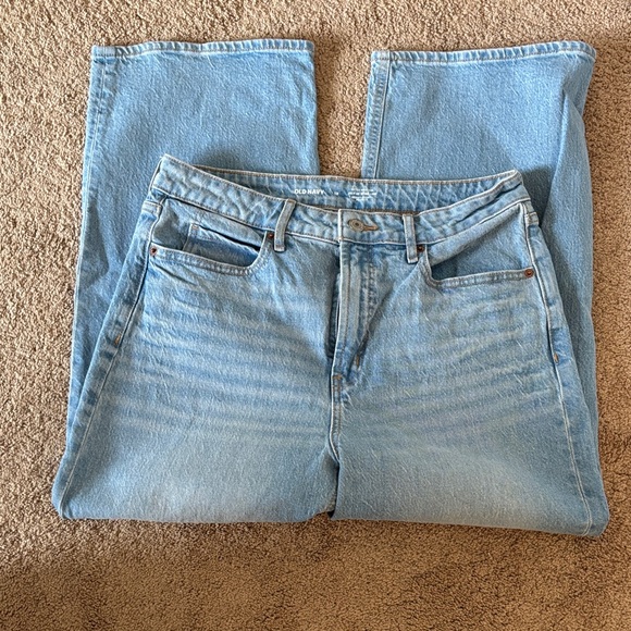 Old Navy Denim - Old Navy Light Blue wide leg Jeans